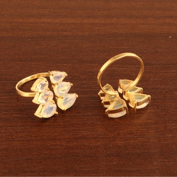 Opalite Gold Ring - Picture 1 of 2